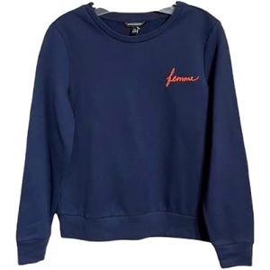 Banana Republic navy "femme" sweatshirt